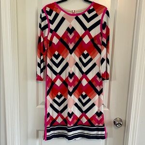 NWT Tribal colour block fitted dress size large